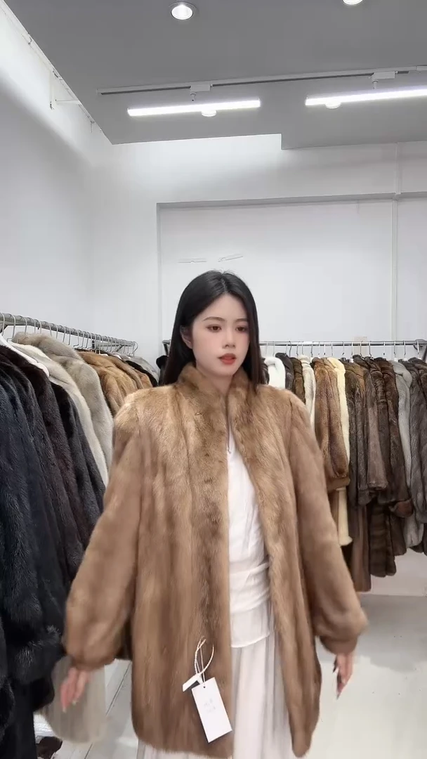 小橙子进口天然皮草