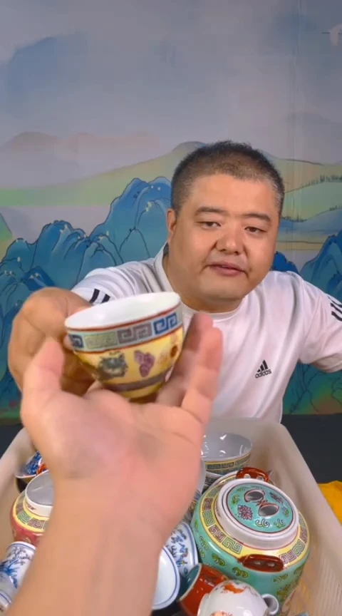 摆件景德镇陶瓷青花摆件5