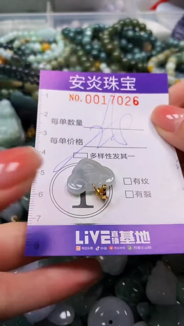 颈饰未镶嵌翡翠闪购0017026多样性发其一