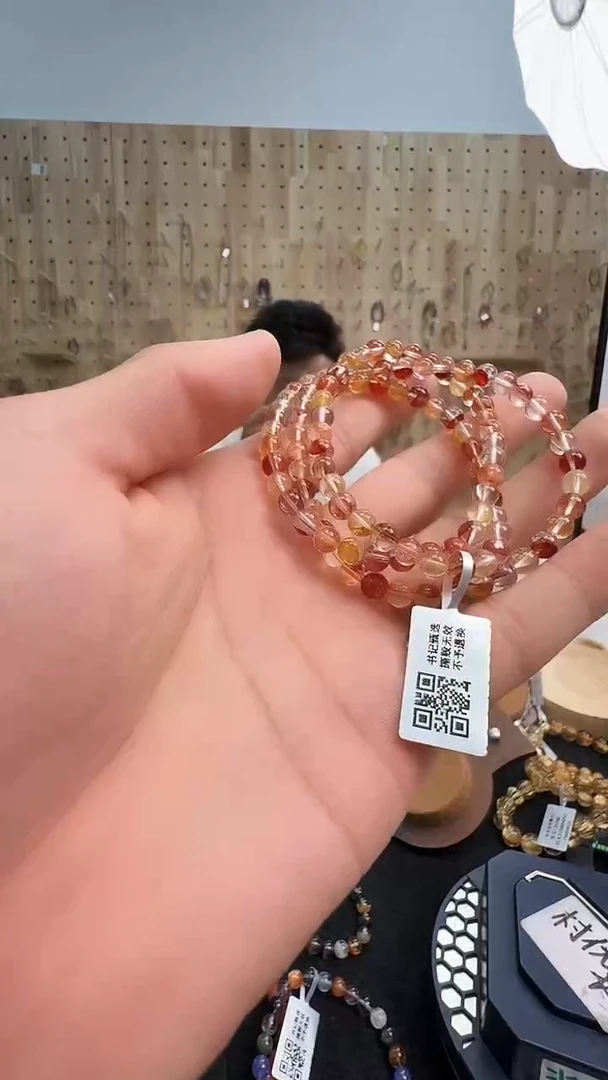 未镶嵌手链水晶村1591 约5mm