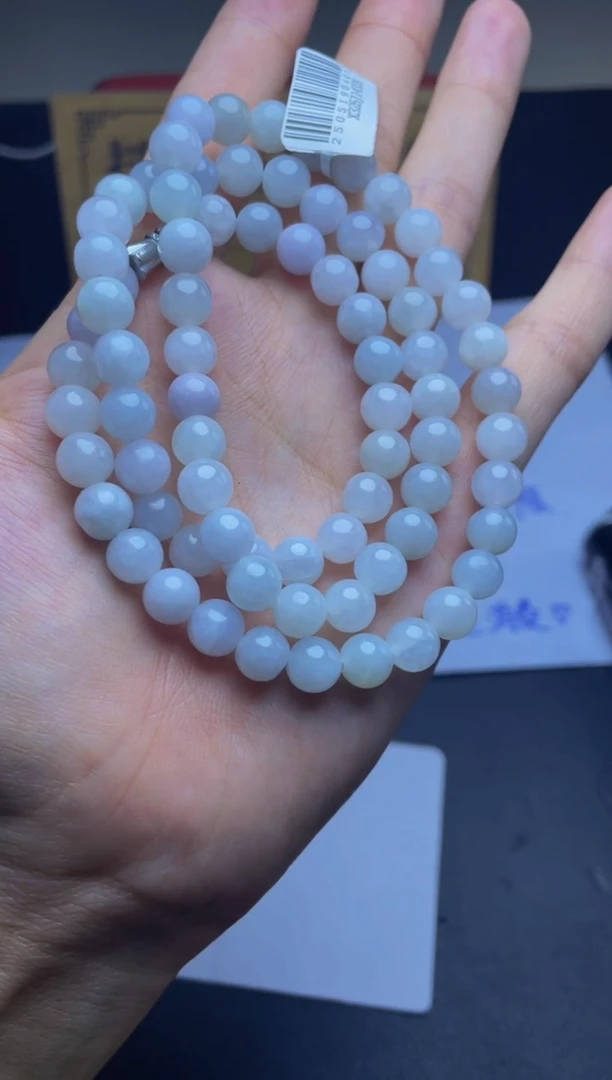 未镶嵌定制翡翠珠串