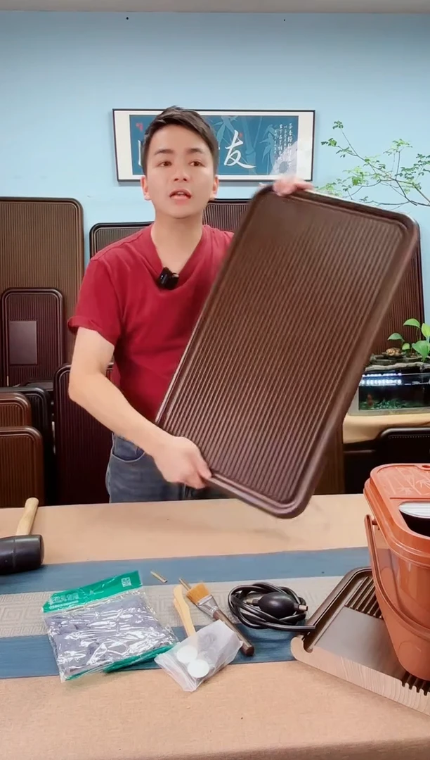 70*40*4大海黄色款式茶盘