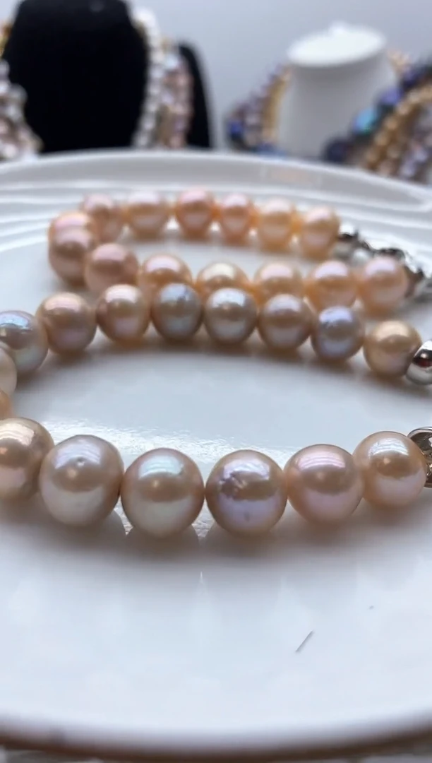 【闪购商品】淡水珍珠颈饰钛钢16