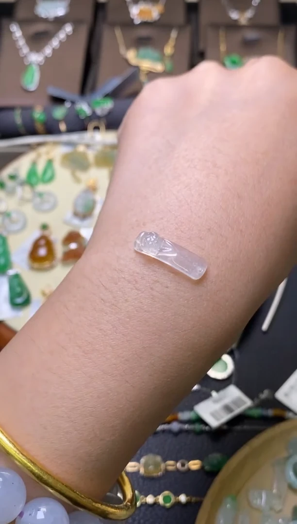 翡翠银S925镶嵌颈饰净货16535