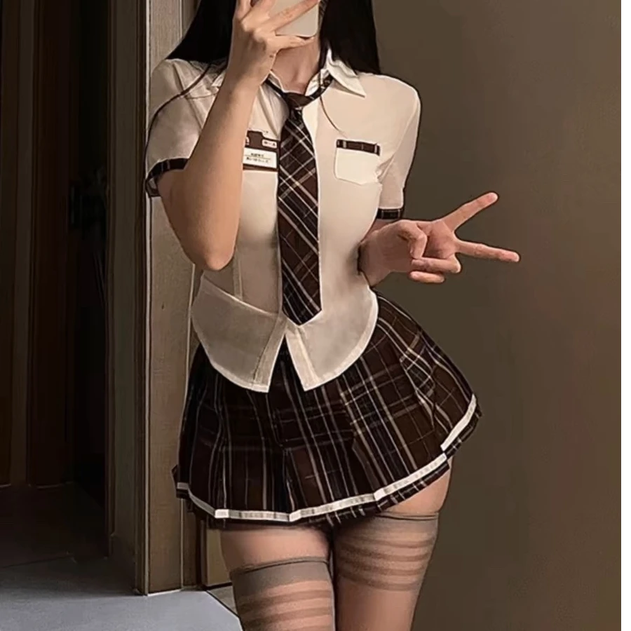 MissBird<英伦学院>性感学生装jk套装
