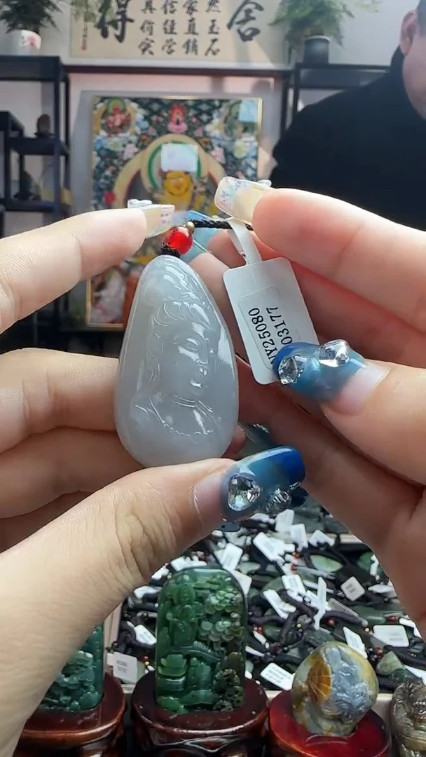 颈饰未镶嵌和田玉3177