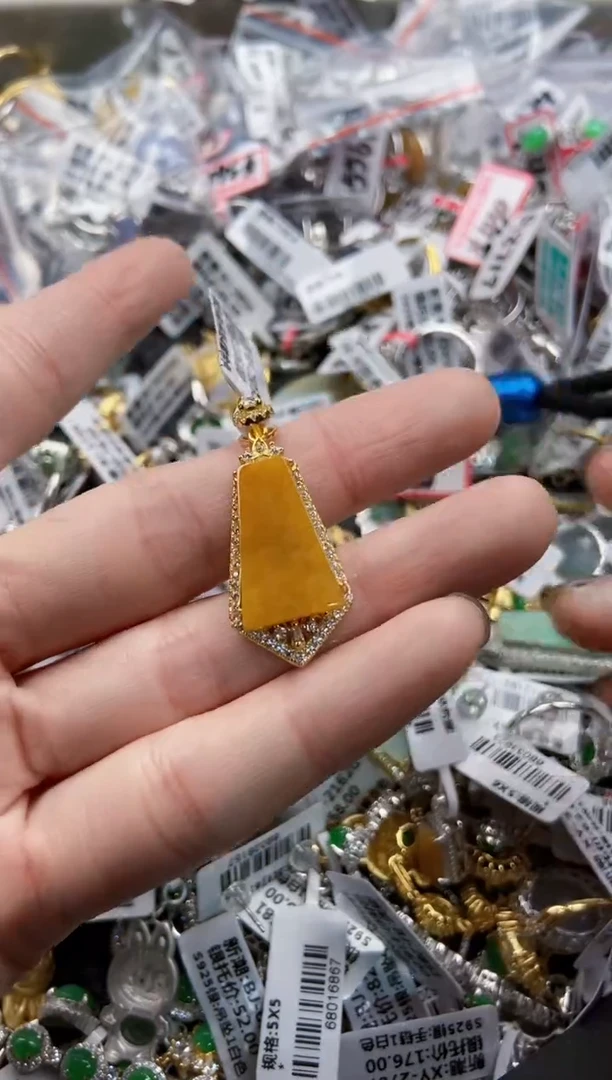 翡翠戒指银S925镶嵌666----2