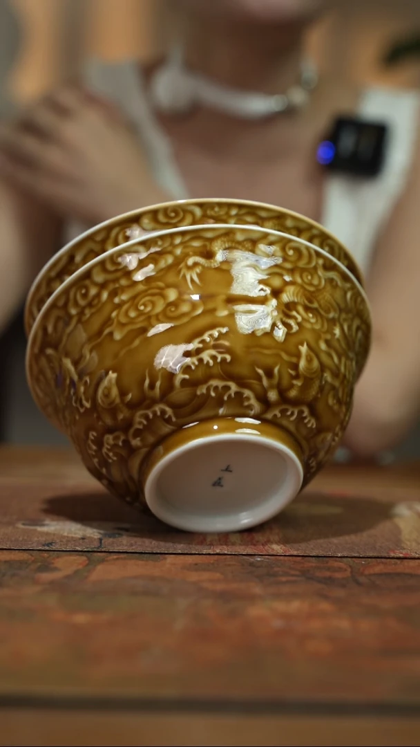 瓷片梅*6个面碗景德镇上庄陶瓷景德镇