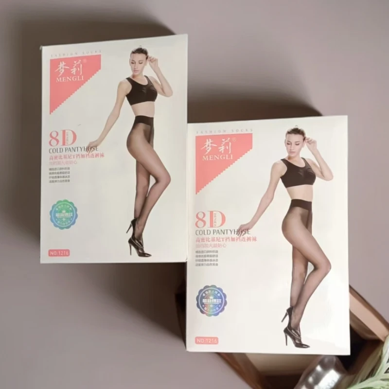 清凉透爽抗勾丝绸缎面钢丝裤美体防滑打底裤1216【18】