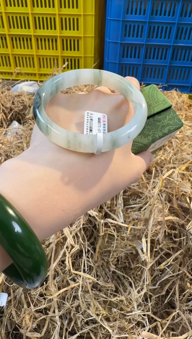 未镶嵌手镯石英质玉0104