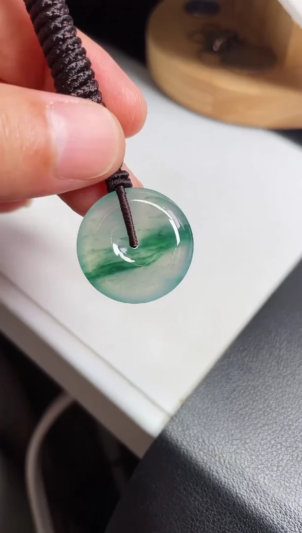 颈饰未镶嵌翡翠【8】平安扣 尺寸 23.3   5.9mm