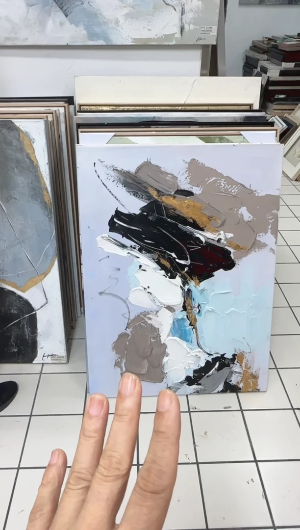 168现代艺术装饰画油画75*100