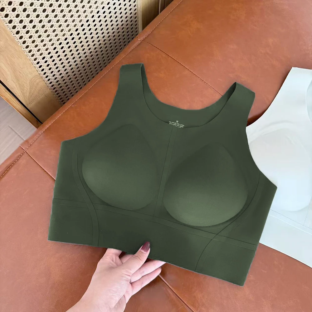 胶原蛋白美背 绿 超软糯裸感运动美背 5303