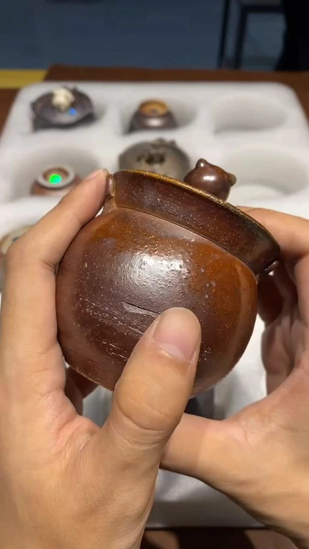 奢瓷/瑞寅柴烧茶器（宝瓶）490 微瑕