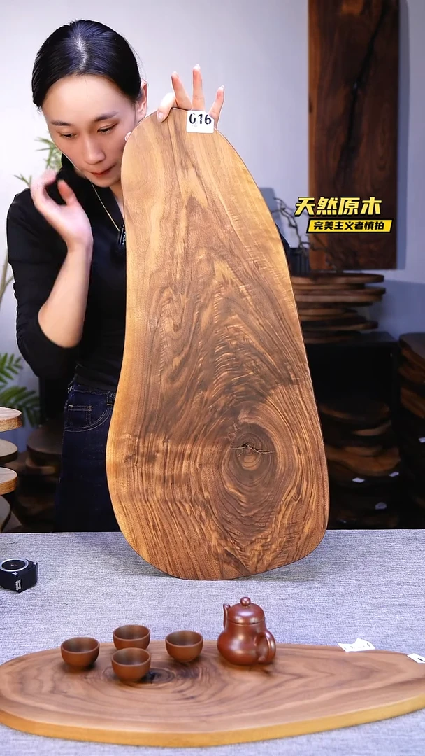 木北美黑胡桃原木.干裂疤结不属于商品质量问题完美主义者慎拍