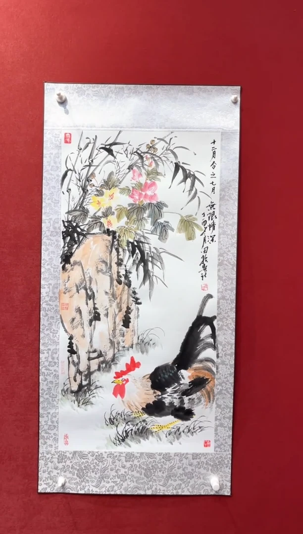 国画田哲老师现场创作 82