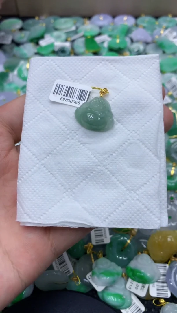 颈饰未镶嵌翡翠天然缅甸翡翠A货