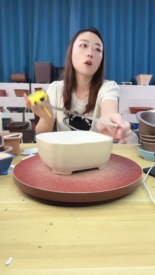 紫砂花盆花盆浅草紫砂花盆