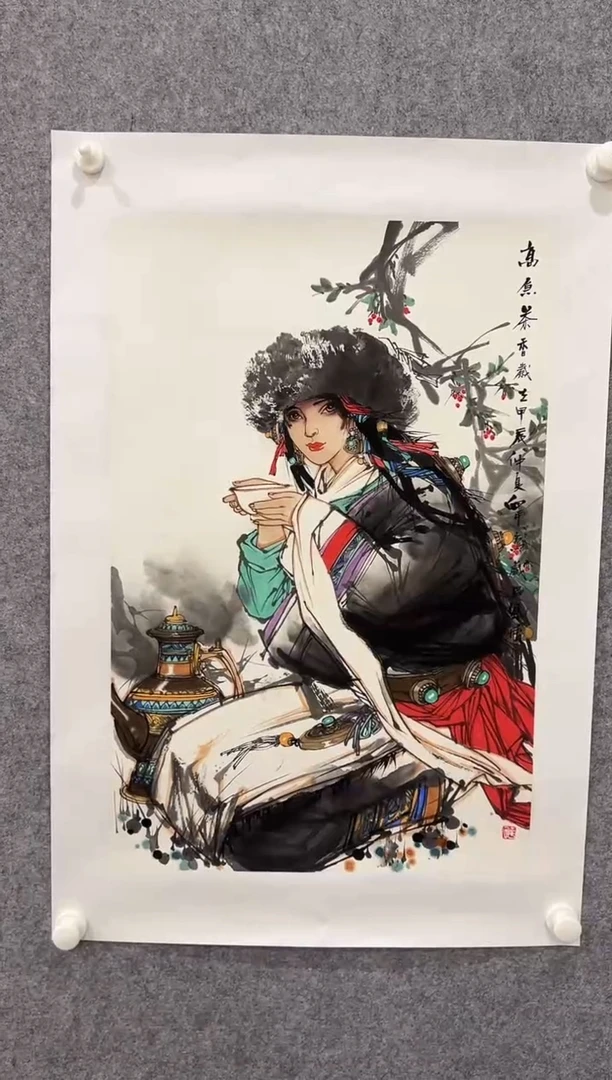 国画刘向平-2.7平尺-国画作品