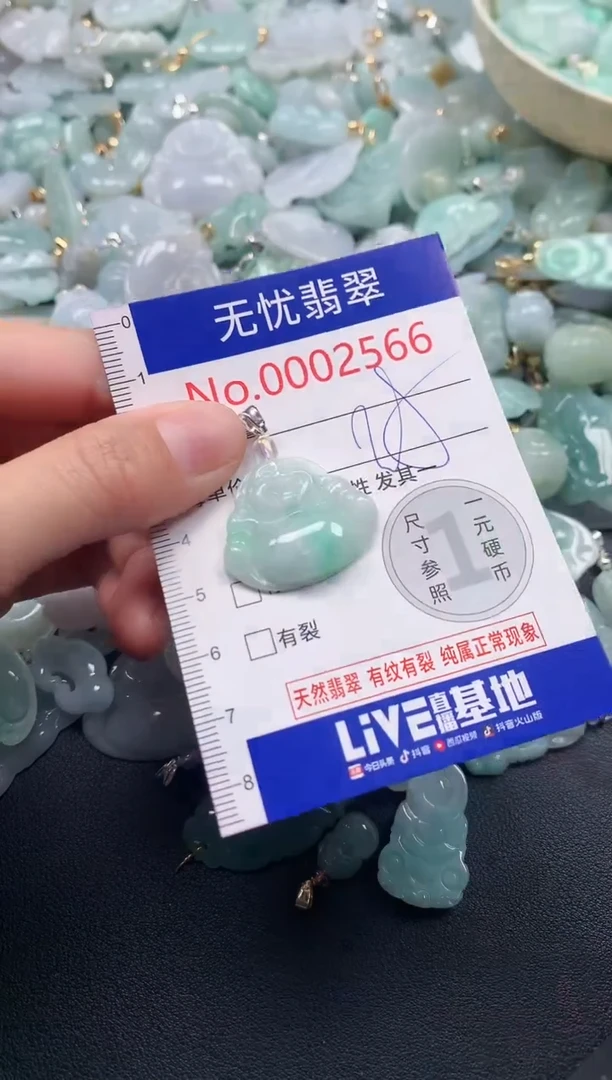 吊坠(不含链)未镶嵌翡翠2566