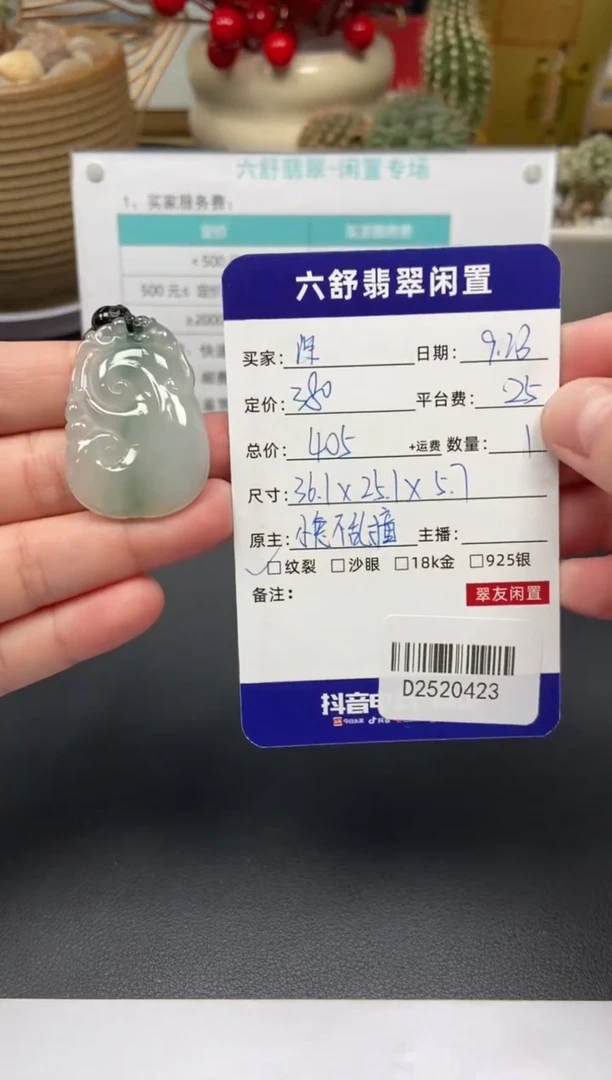 颈饰未镶嵌翡翠深***师D2520423