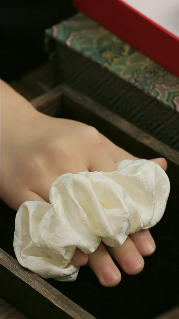 刺绣湘传礼提花发圈