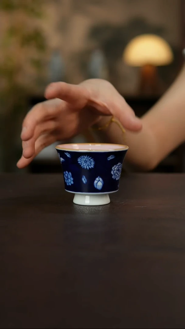 景德镇陶瓷杯碗柴烧多人