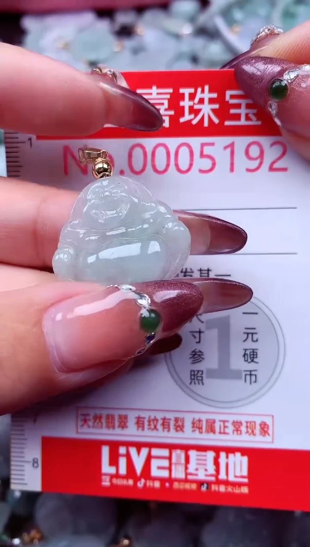 吊坠(不含链)未镶嵌翡翠5192