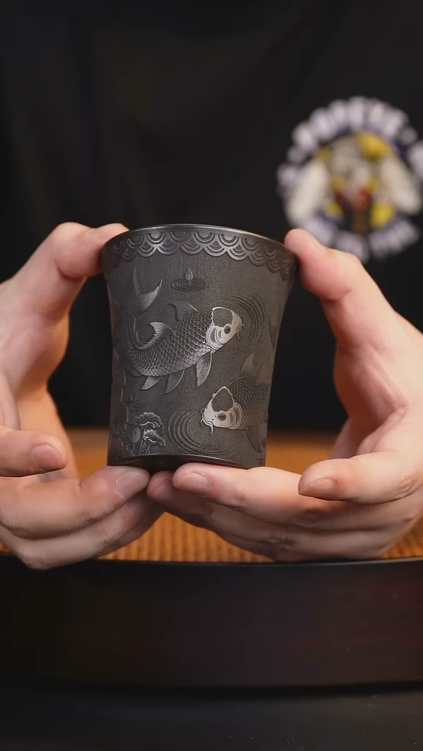 宜兴全手工紫砂杯