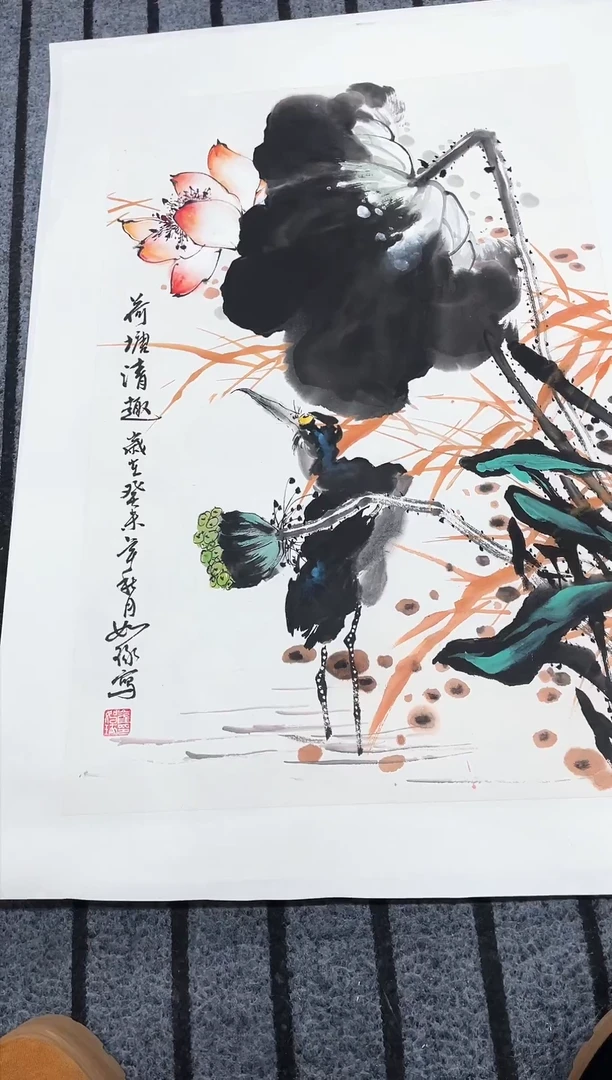 精品国画花鸟作品