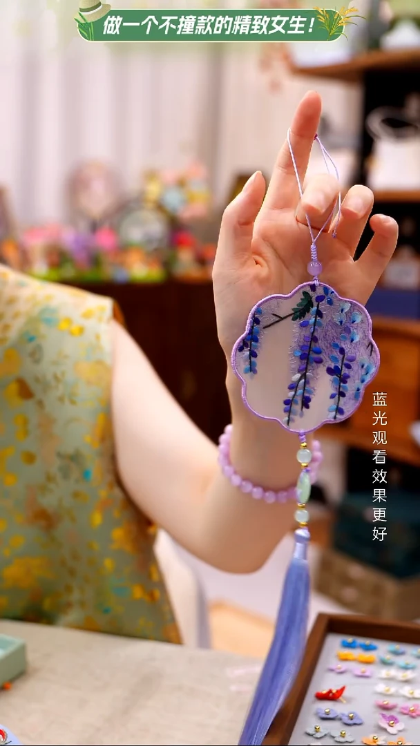 织绣【苏绣挂件】纯手工非遗*