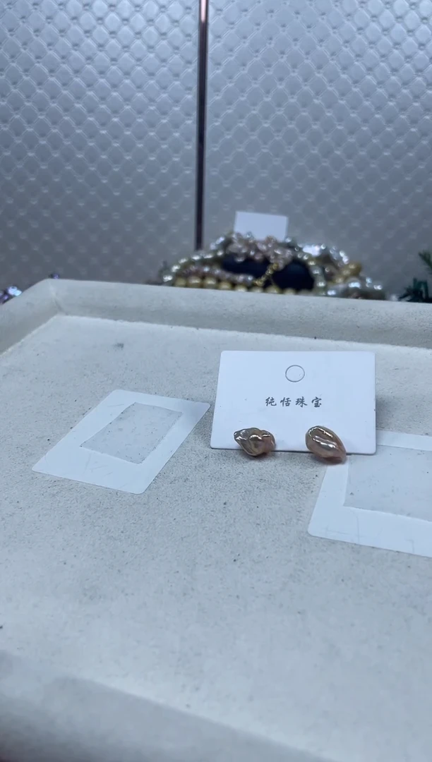 未镶嵌耳饰淡水珍珠【纯恬珍珠】1