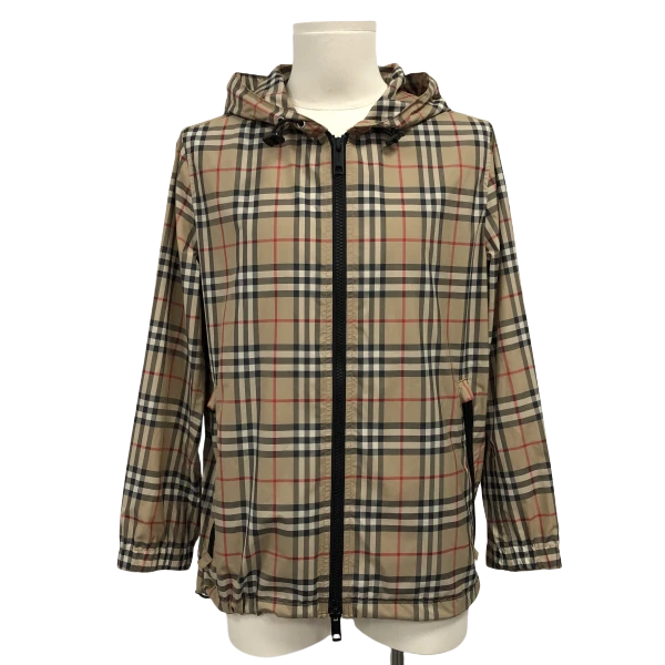 妃鱼/博柏利/聚酯纤维/外套/95新/s一零二六