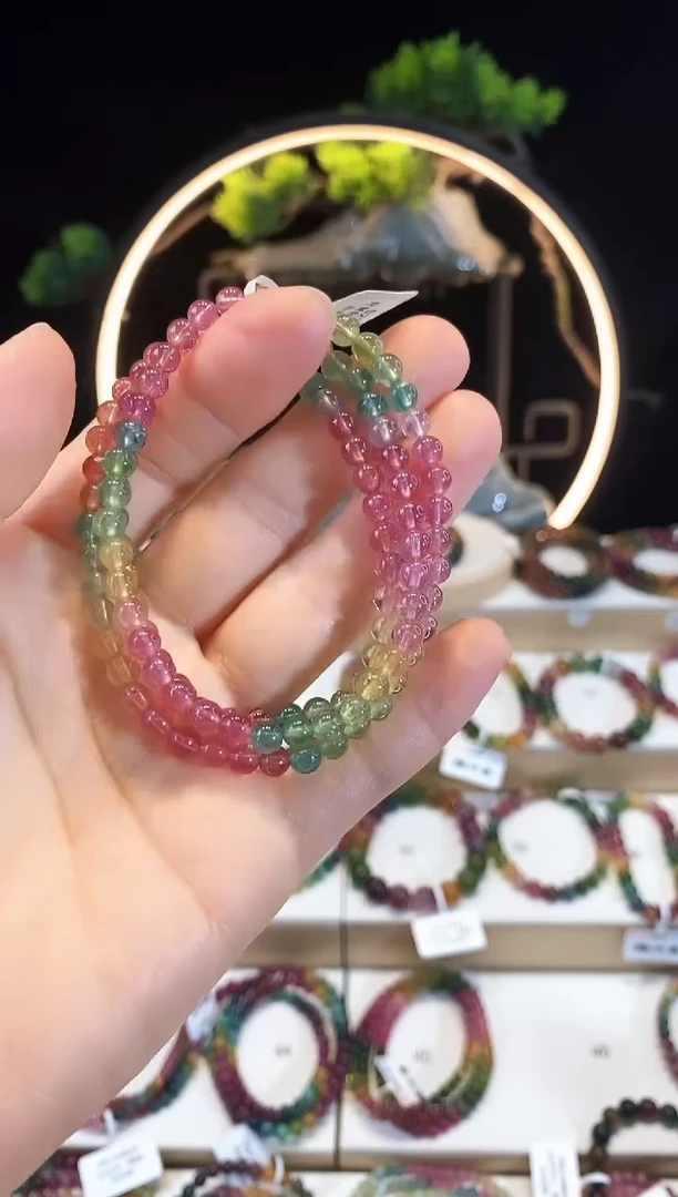 手链未镶嵌碧玺G2373045三圈颜色微差