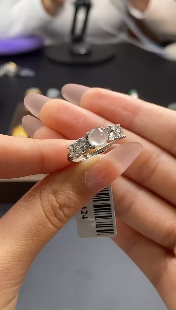 颈饰银S925镶嵌翡翠14424