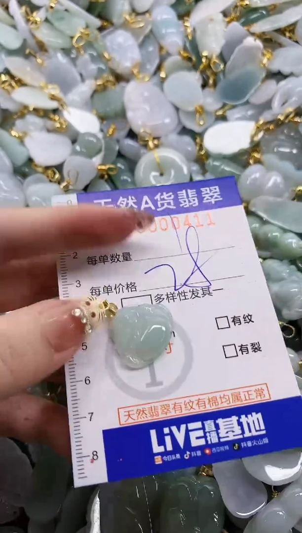颈饰未镶嵌翡翠天然A货翡翠