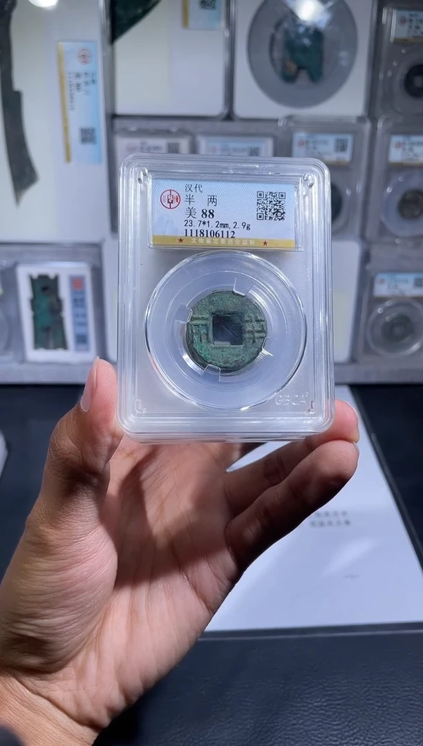 铜琪珍   西汉半两一枚
