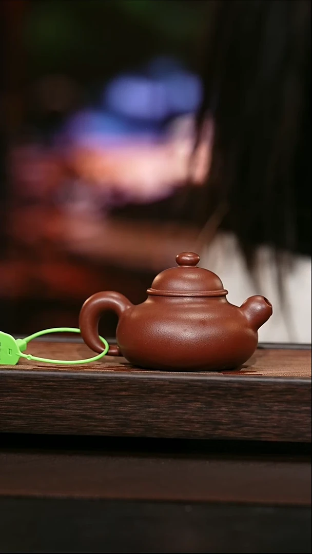 茶壶紫砂 原矿紫砂壶   倒洪容天  160cc