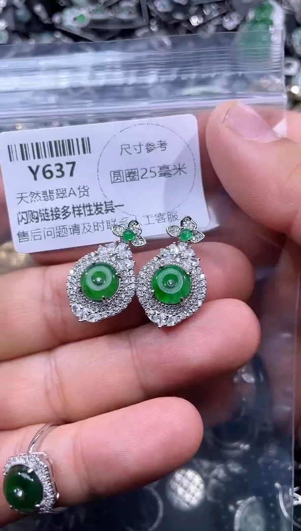 【闪购商品】翡翠颈饰未镶嵌Y637多样性发其一