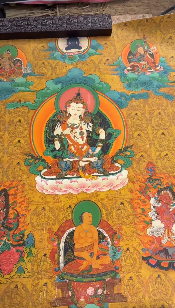 装裱画 澄空梵像高端精品唐卡AA82