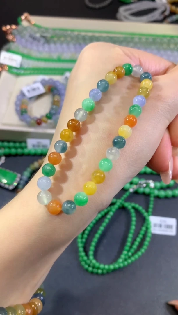 未镶嵌手串翡翠195-手串