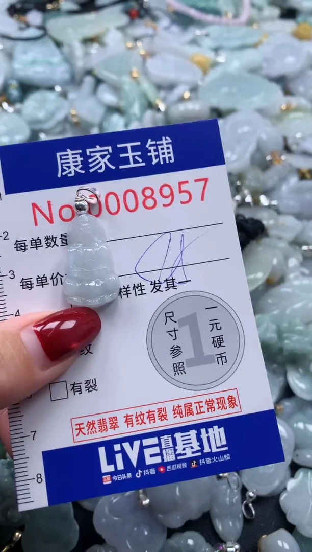 颈饰未镶嵌翡翠8957