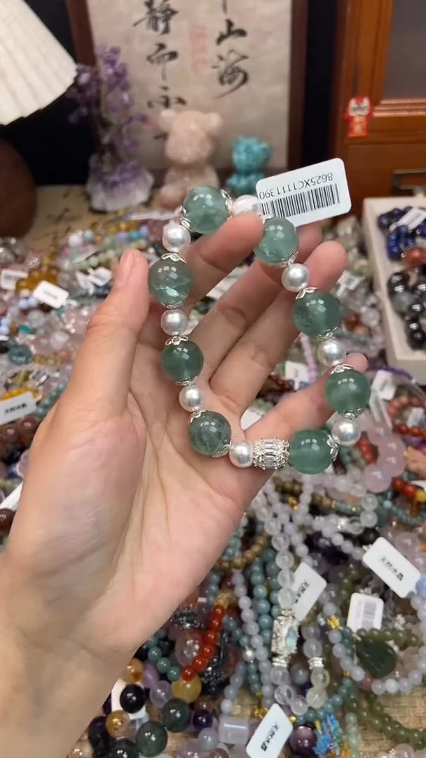 未镶嵌手链萤石429