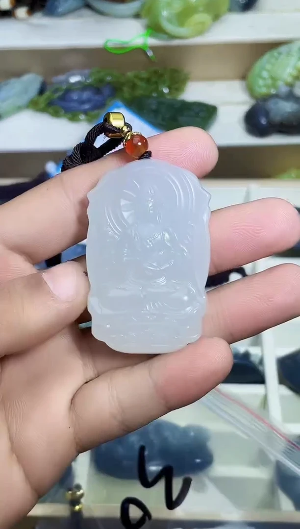 颈饰未镶嵌和田玉抖***康1