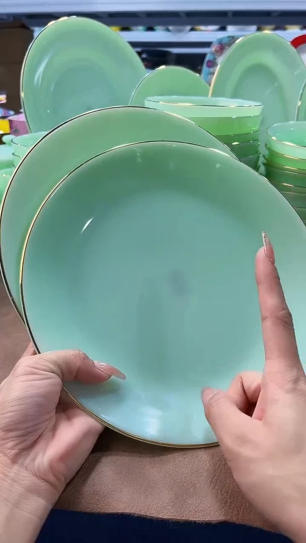 玉瓷 9英寸西餐盘2只景德镇