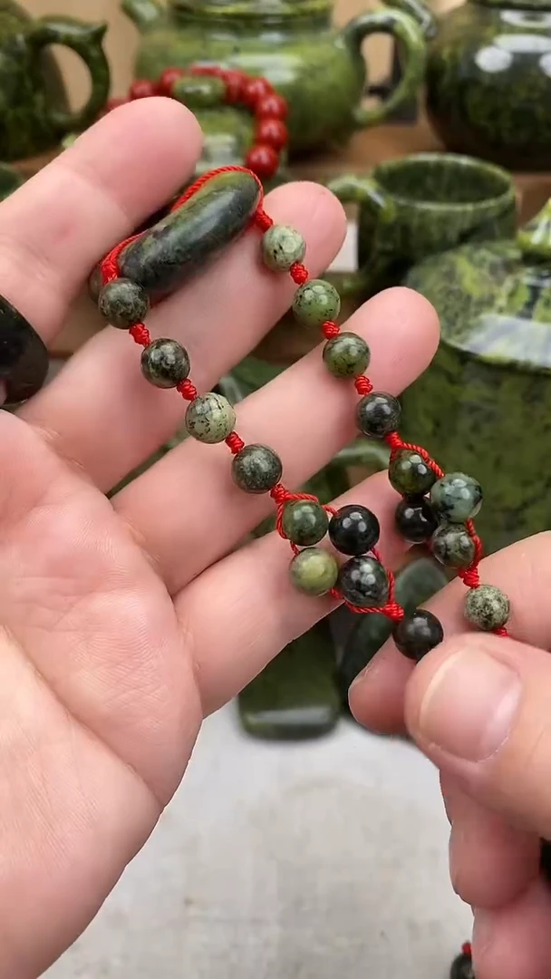 【闪购商品】蛇纹石玉腰链未镶嵌腰链