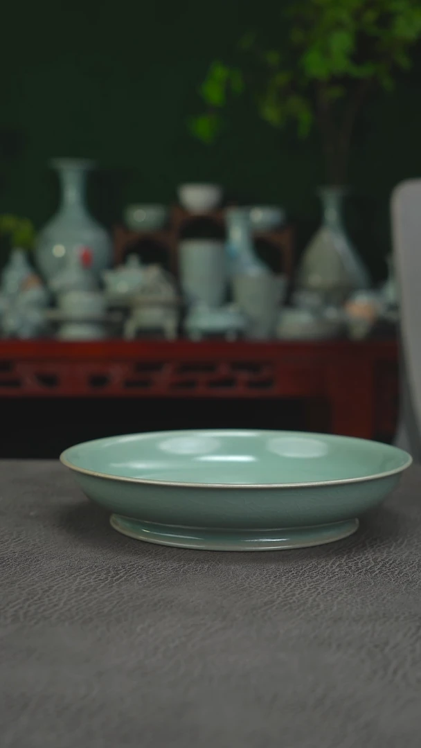 扫地僧  42号汝窑盘 19.8一级品-二