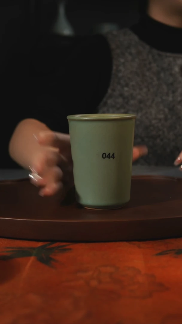 杯子用****1柴烧 044  汝州原产地原矿仿古老釉