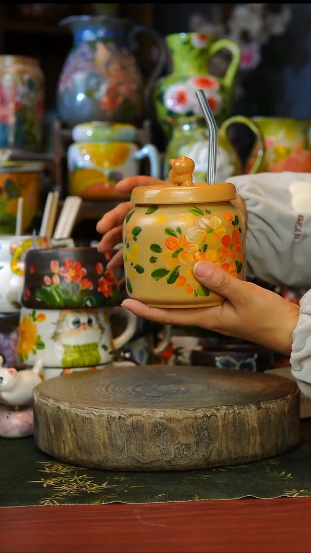 陶瓷66景德镇手工手绘釉下彩