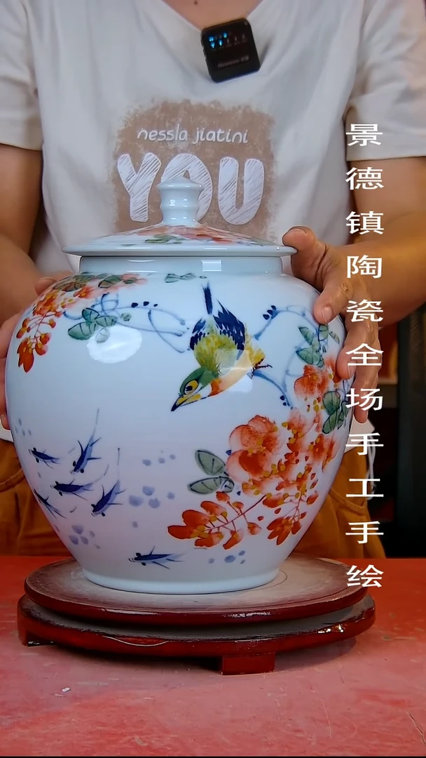 摆件手景德镇陶瓷 全场手工绘